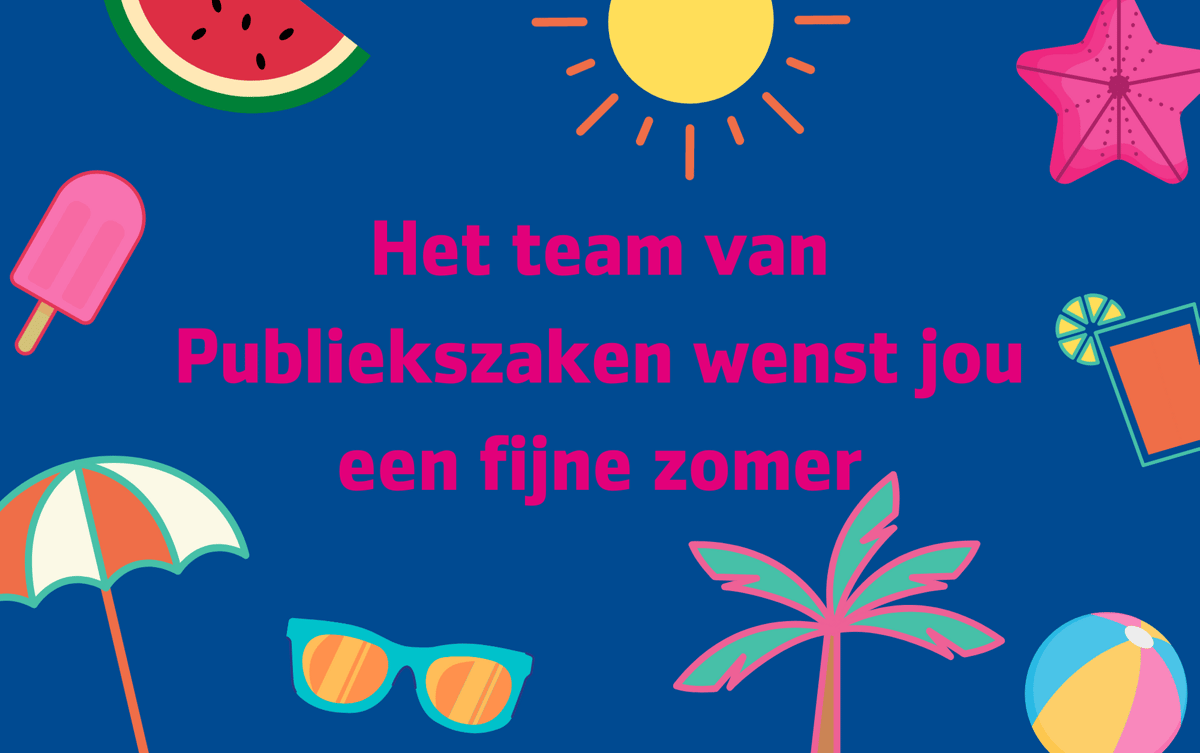 Fijne zomer!